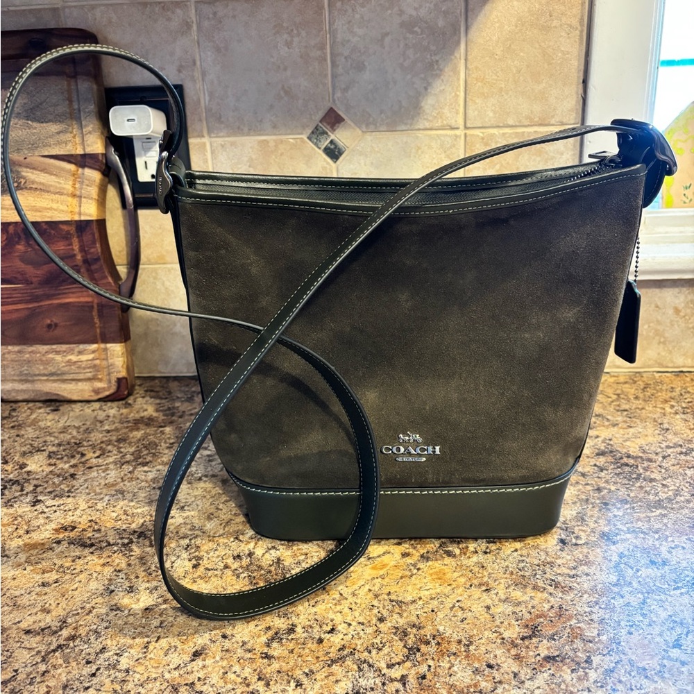 Coach Jude Duffel - Olive Suede